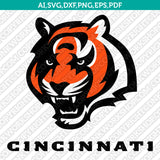 Cincinnati Bengals SVG Bundle – NFL Football Logo Vector Files for Cricut