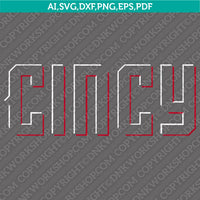 Cincinnati Reds Logo SVG Bundle in 6 Formats – DNKWorkshop