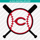 Cincinnati Reds SVG Bundle – MLB Baseball Logo Vector Cricut