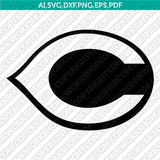 Cincinnati Reds SVG Bundle – MLB Baseball Logo Vector Cricut