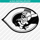 Cincinnati Reds SVG Bundle – MLB Baseball Logo Vector Cricut