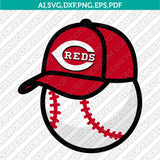 Cincinnati Reds SVG Bundle – MLB Baseball Logo Vector Cricut