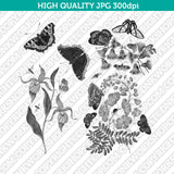 Classic Vintage Printable Wall Art Painting Botanical Nature Bird Plant
