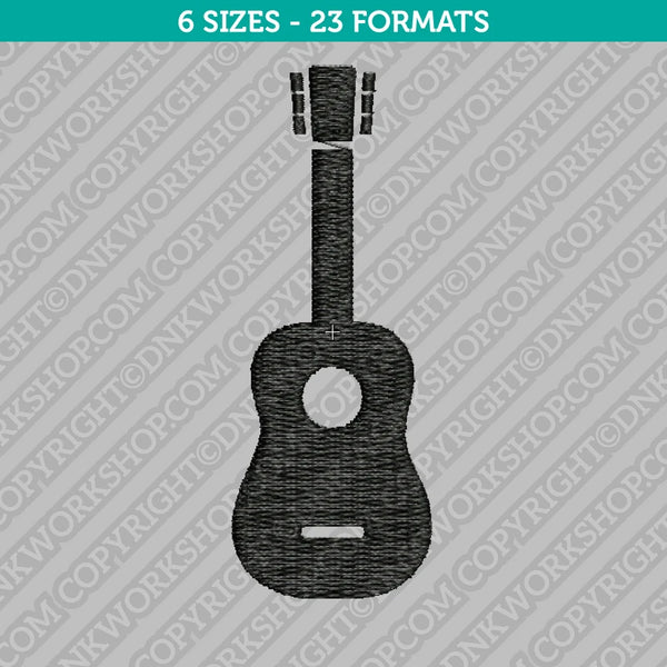 Classical Guitar Embroidery Design - 6 Sizes - INSTANT DOWNLOAD