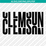 Clemson Tigers SVG Bundle | NCAA College Vector Cricut