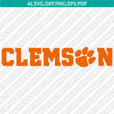 Clemson Tigers SVG Bundle | NCAA College Vector Cricut