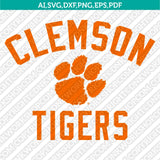 Clemson Tigers SVG Bundle | NCAA College Vector Cricut