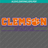 Clemson Tigers SVG Bundle | NCAA College Vector Cricut