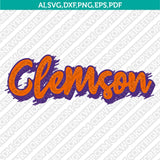 Clemson Tigers SVG Bundle | NCAA College Vector Cricut