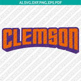 Clemson Tigers SVG Bundle | NCAA College Vector Cricut