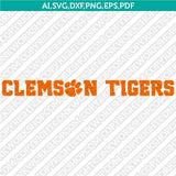 Clemson Tigers SVG Bundle | NCAA College Vector Cricut