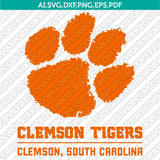 Clemson Tigers SVG Bundle | NCAA College Vector Cricut