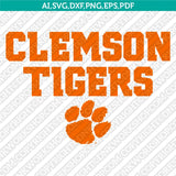 Clemson Tigers SVG Bundle | NCAA College Vector Cricut