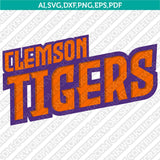 Clemson Tigers SVG Bundle | NCAA College Vector Cricut