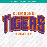 Clemson Tigers SVG Bundle | NCAA College Vector Cricut
