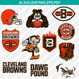 Cleveland Browns SVG Bundle – NFL Football Logo Vector Files for Cricut