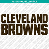 Cleveland Browns SVG Bundle – NFL Football Logo Vector Files for Cricut