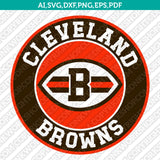 Cleveland Browns SVG Bundle – NFL Football Logo Vector Files for Cricut