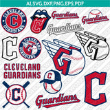 Cleveland Guardians SVG Bundle – MLB Baseball Logo Vector Cricut