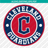 Cleveland Guardians SVG Bundle – MLB Baseball Logo Vector Cricut