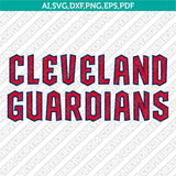 Cleveland Guardians SVG Bundle – MLB Baseball Logo Vector Cricut
