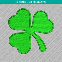 Clover Leaf Embroidery Design - 5 Sizes - INSTANT DOWNLOAD