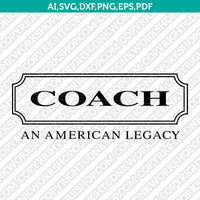 Coach Logo SVG Cut File Cricut Clipart Dxf Eps Png Silhouette Cameo