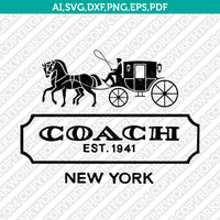 Coach Logo SVG Cut File Cricut Clipart Dxf Eps Png Silhouette Cameo