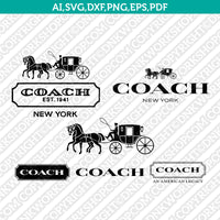Coach Logo SVG Cut File Cricut Clipart Dxf Eps Png Silhouette Cameo