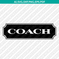 Coach Logo SVG Cut File Cricut Clipart Dxf Eps Png Silhouette Cameo