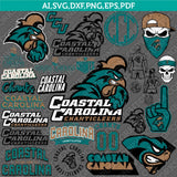 Coastal Carolina Chanticleers SVG Bundle | NCAA College Vector Cricut