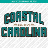 Coastal Carolina Chanticleers SVG Bundle | NCAA College Vector Cricut