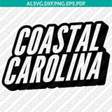Coastal Carolina Chanticleers SVG Bundle | NCAA College Vector Cricut