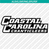 Coastal Carolina Chanticleers SVG Bundle | NCAA College Vector Cricut