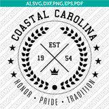 Coastal Carolina Chanticleers SVG Bundle | NCAA College Vector Cricut