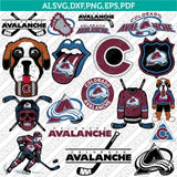 Colorado Avalanche SVG Logo Vector File for Cricut & Silhouette
