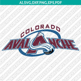 Colorado Avalanche SVG Logo Vector File for Cricut & Silhouette