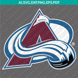 Colorado Avalanche SVG Logo Vector File for Cricut & Silhouette
