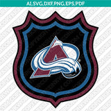 Colorado Avalanche SVG Logo Vector File for Cricut & Silhouette