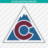 Colorado Avalanche SVG Logo Vector File for Cricut & Silhouette