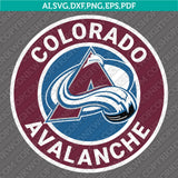 Colorado Avalanche SVG Logo Vector File for Cricut & Silhouette