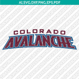Colorado Avalanche SVG Logo Vector File for Cricut & Silhouette