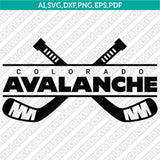 Colorado Avalanche SVG Logo Vector File for Cricut & Silhouette