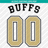 Colorado Buffaloes SVG Bundle | NCAA College Vector Cricut