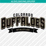 Colorado Buffaloes SVG Bundle | NCAA College Vector Cricut