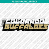 Colorado Buffaloes SVG Bundle | NCAA College Vector Cricut
