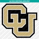 Colorado Buffaloes SVG Bundle | NCAA College Vector Cricut