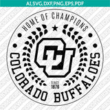 Colorado Buffaloes SVG Bundle | NCAA College Vector Cricut
