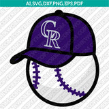 Colorado Rockies SVG Bundle – MLB Baseball Logo Vector Cricut
