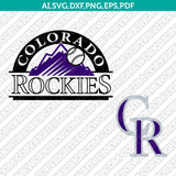 Colorado Rockies Logo SVG | MLB Vector Cricut PNG